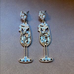 Baublebar Champagne Flute Earrings